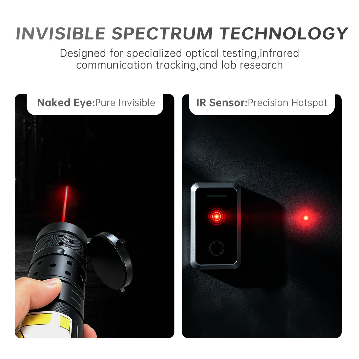 🔥2026 Brand New 120W 900-1100nm High-Power IR Laser Pointer