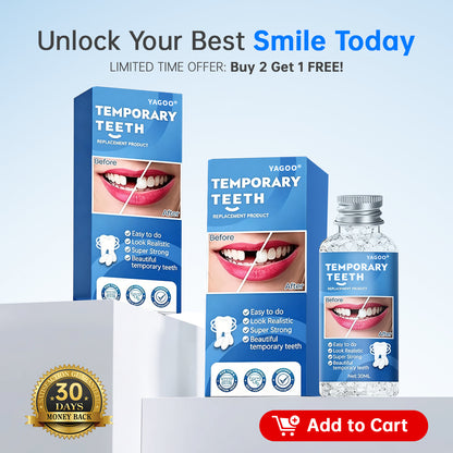 YAGOO® 3-Step Emergency Teeth Repair Kit (Natural White)